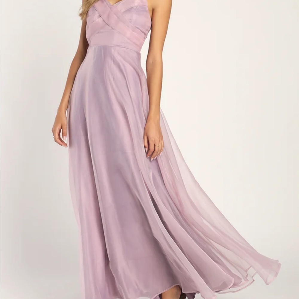 NWT Lulus Purple Maxi Dress (Medium)